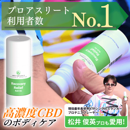 リカバリーリリーフロールオン 88ml 1,500mg CBD配合